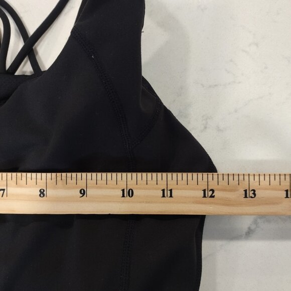 Love Soft Jumpsuit Womens Sz XS Black Yoga Athletic Move Stretch Poly Spandex - Picture 8 of 10